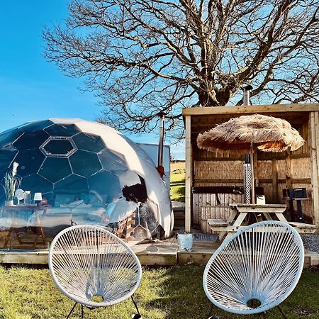 Hotel Deerstone Glamping-Pinhaw Beacon Dome Hot Tub à Earby Extérieur photo